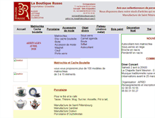 Tablet Screenshot of laboutiquerusse.fr